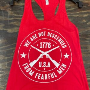 We Are Not Descended 1776 Tank Top