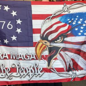 Ultra MAGA We The People Eagle Flag