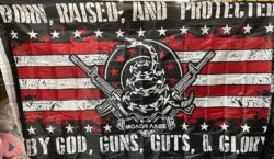 GOD, GUTS, GLORY Flag