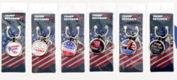 TRUMP 2024 ROUND KEYCHAINS