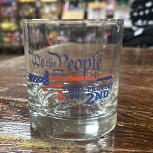 We The People Will Protect Whiskey Glass