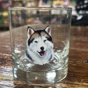 Husky Rocks Glass